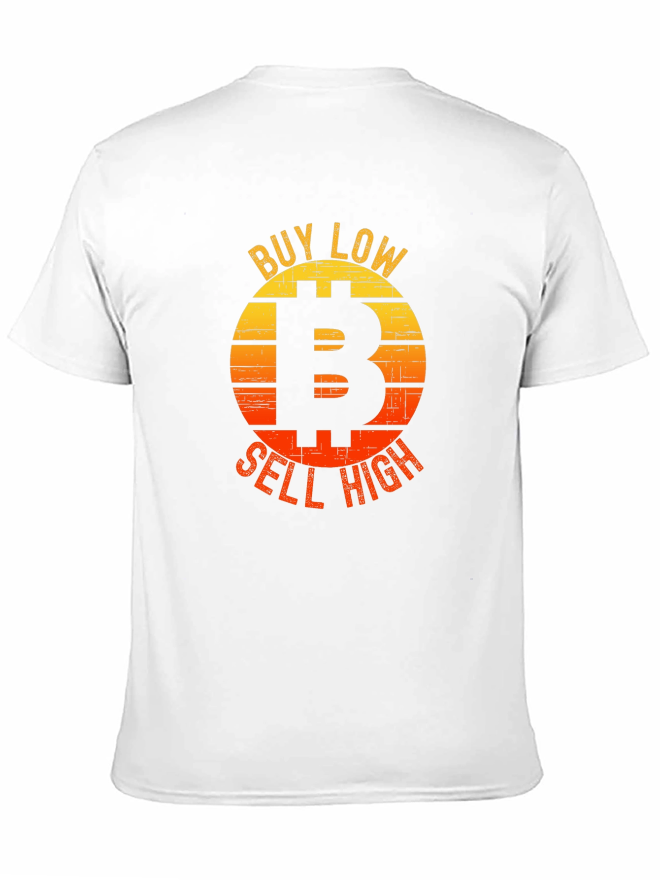 Bitcoin Buy Low Sell High Graphic T-Shirt