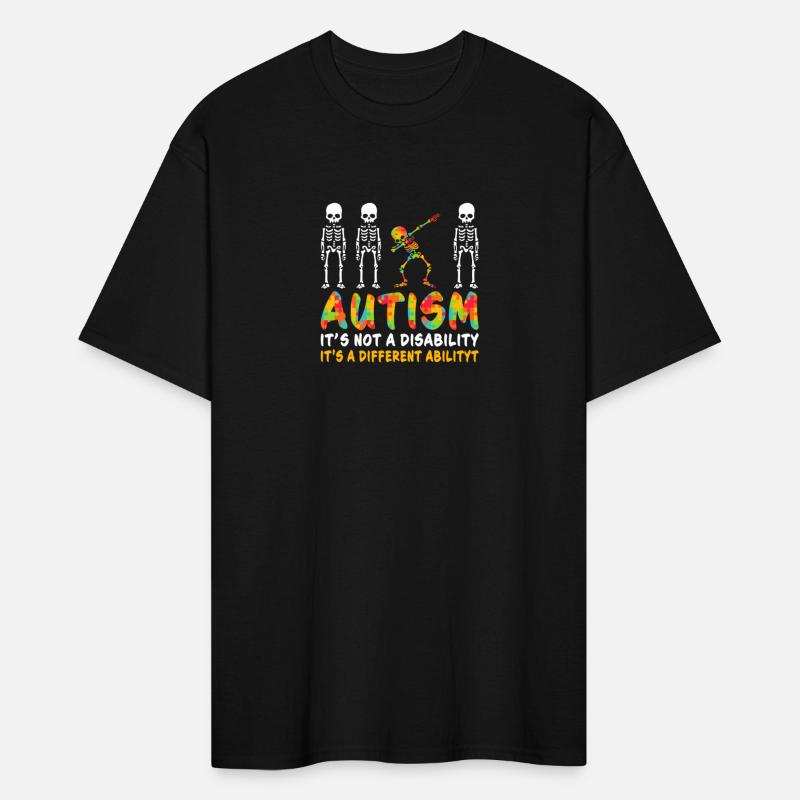 Dabbing eleton Not A Disability Autism Awareness
