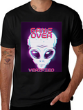 Game Over Alien Verified Black Graphic Tee