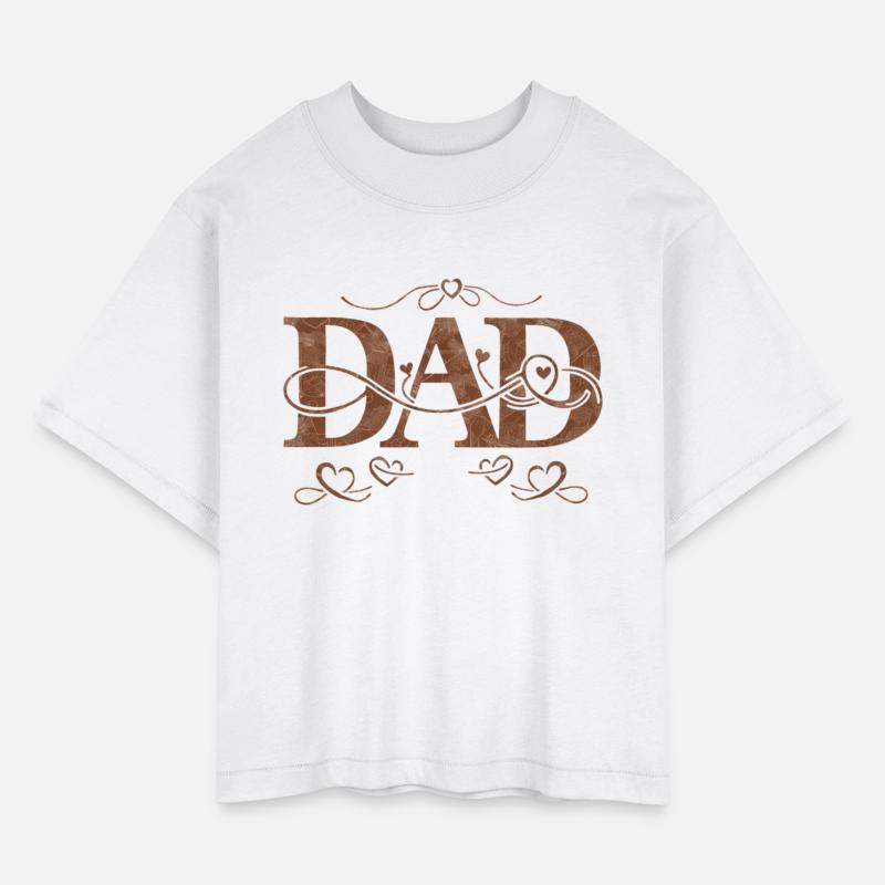 “DAD” with Heart Decorations