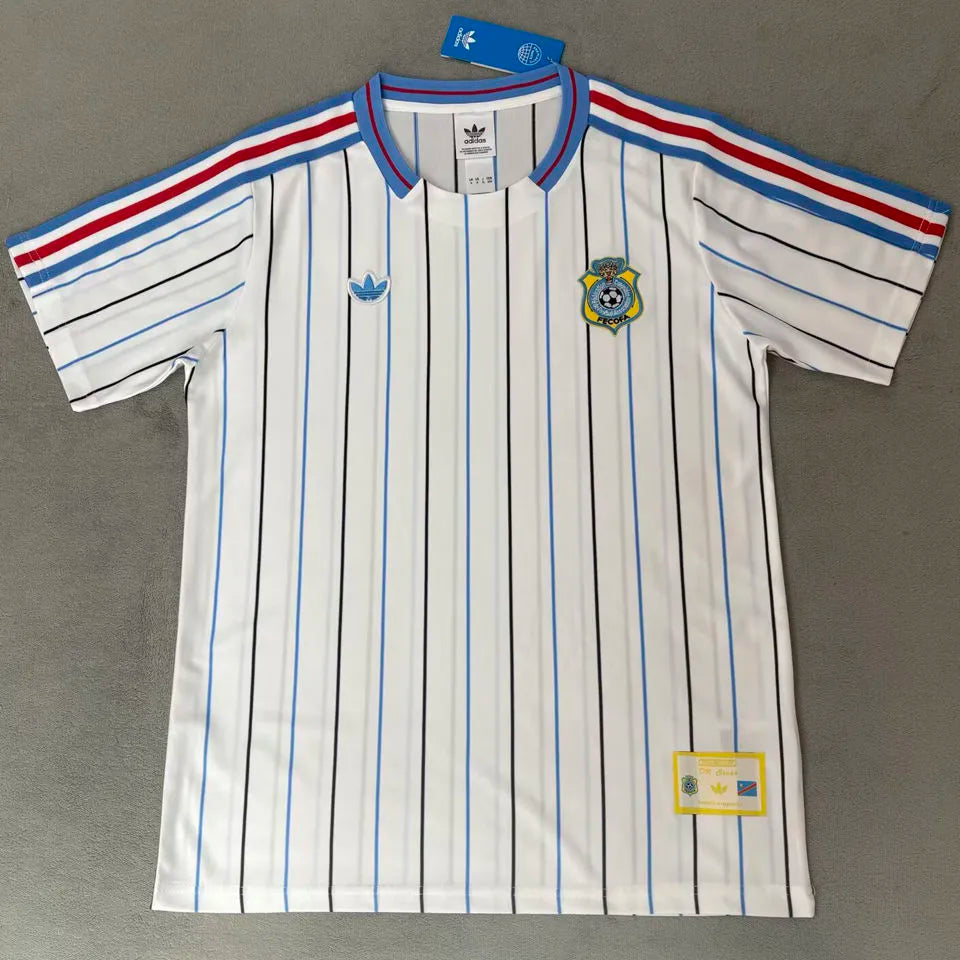 2024/25 Morocco Red Fans Soccer Jersey Detail 3