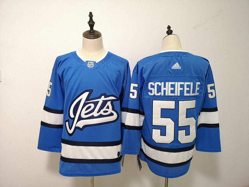 Men's Winnipeg Jets Mark Scheifele #55 Blue Player Jerseys