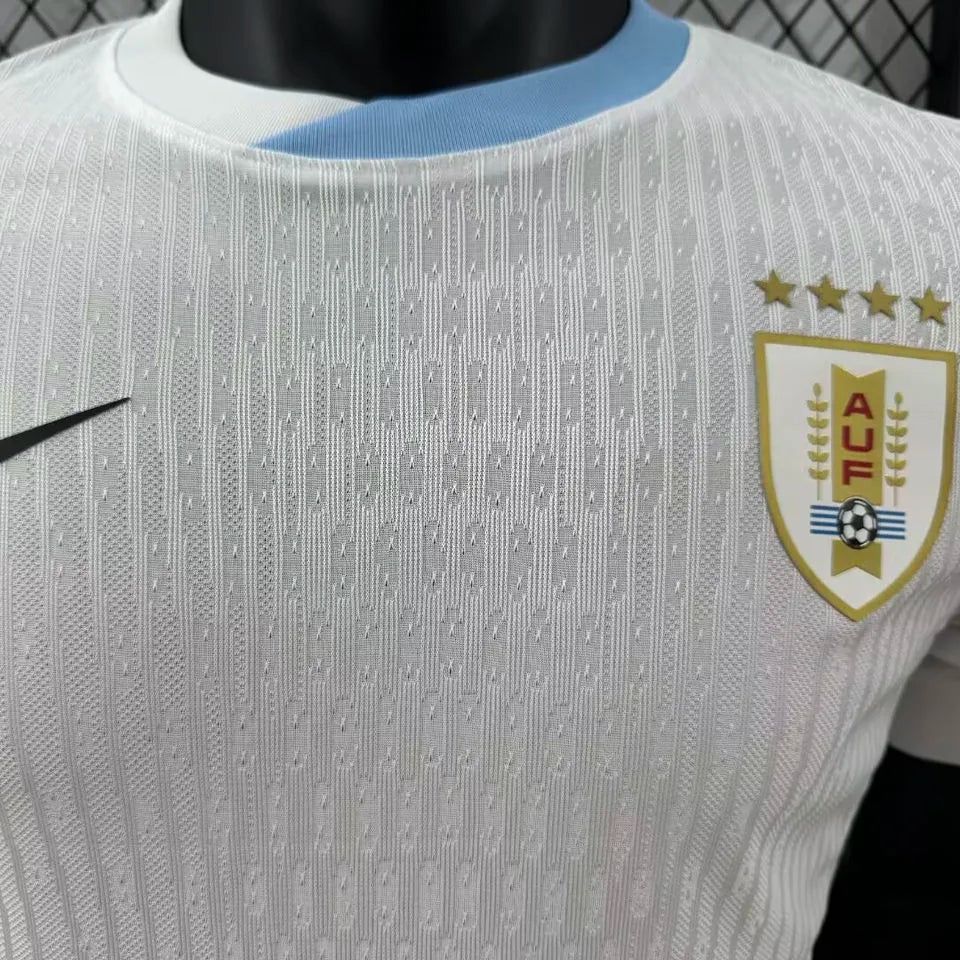 2024/25 Uruguay Away White Playe Version Jersey 乌拉圭 Detail 3