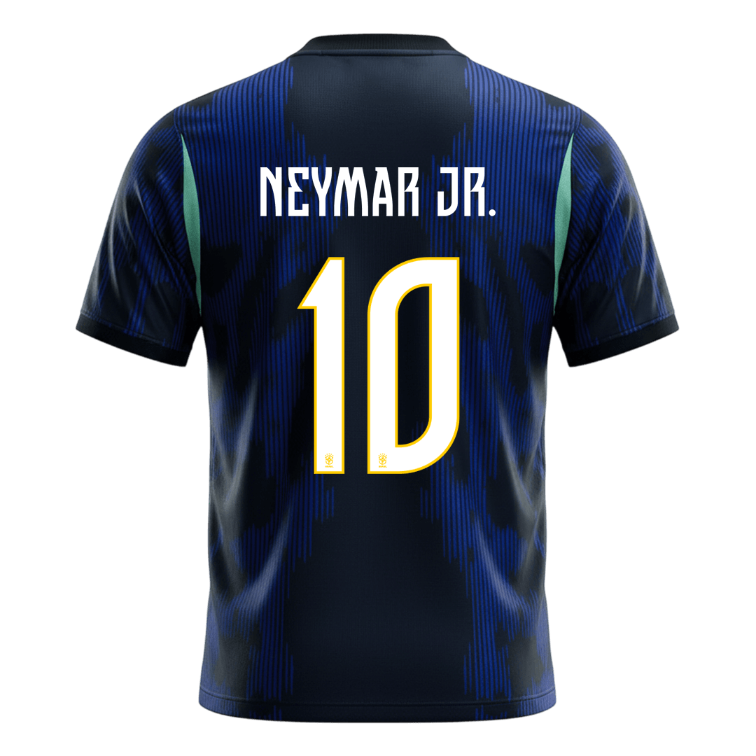 NEYMAR JR. #10 Brazil Away Soccer Jersey World Cup 2026 Navy Back