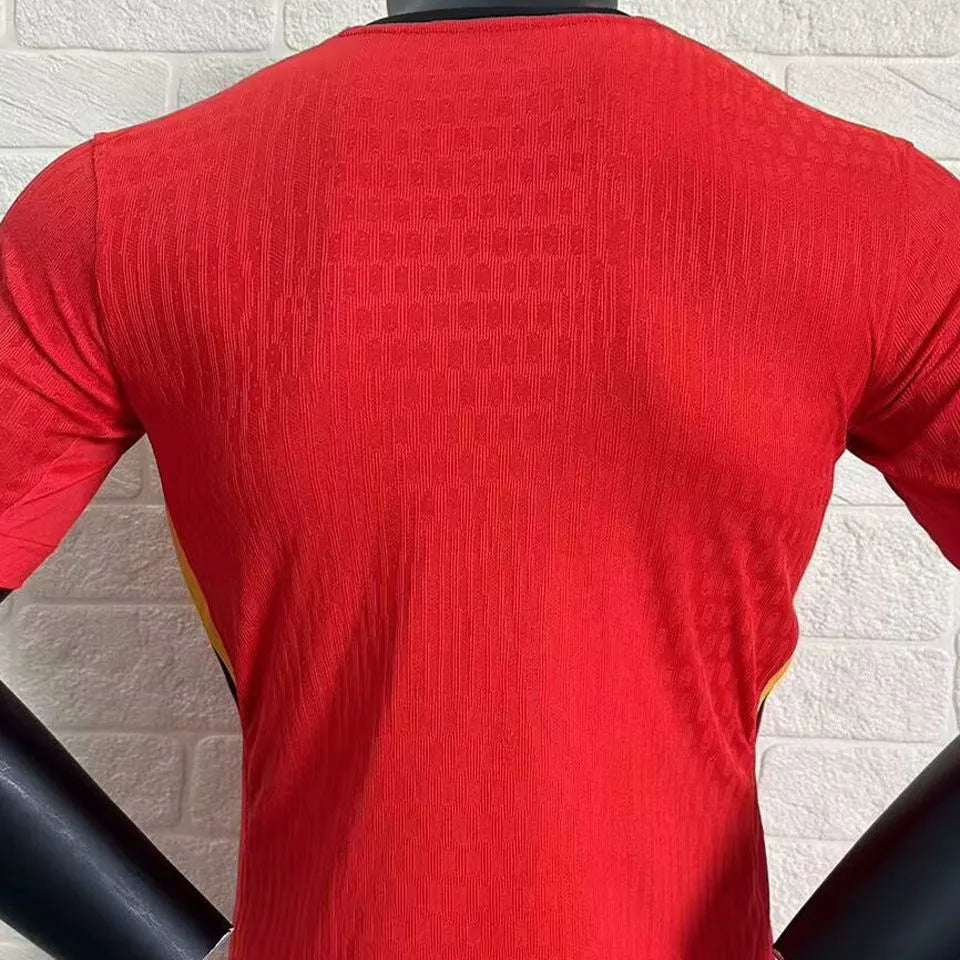 2024/25 China Home Red Player Version Soccer Jersey Back