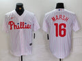 Men's Philadelphia Phillies Brandon Marsh #16 White Replica Player Jerseys