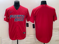 Men's 2023 World Baseball Classic Puerto Rico Red Blank Jerseys