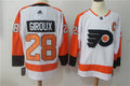 Men's Philadelphia Flyers Claude Giroux #28 White Player Game Jerseys