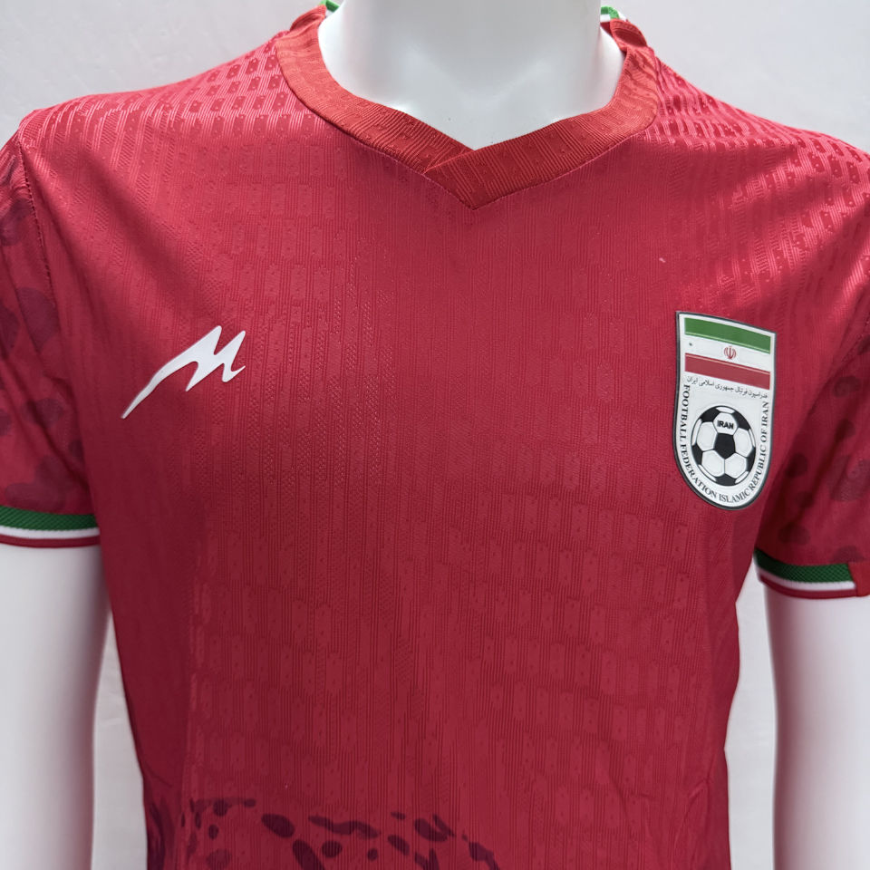 2026/27 Iran Away Red Player Version Soccer Jersey Item NO.: 2153925 Back