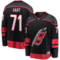Men's Carolina Hurricanes Jesper Fast #71 Black Home Breakaway Player Jerseys
