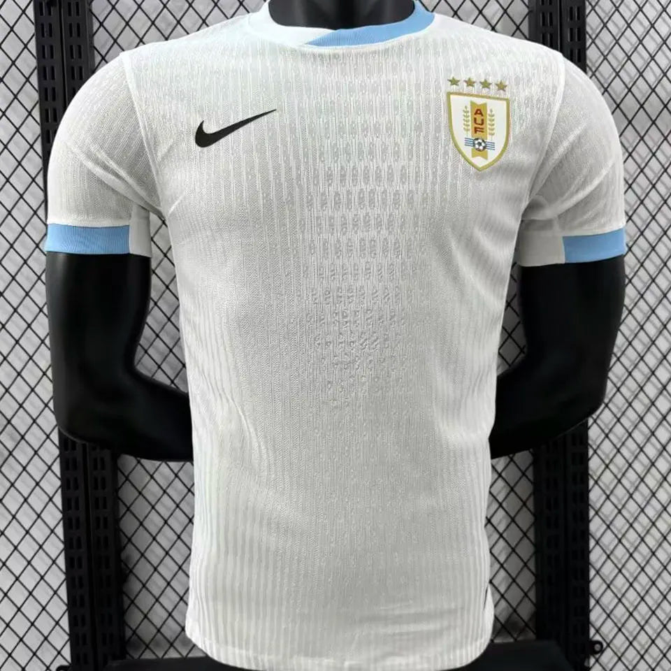 2024/25 Uruguay Away White Playe Version Jersey 乌拉圭 Front