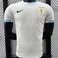 2024/25 Uruguay Away White Playe Version Jersey 乌拉圭 Front