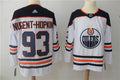 Men's Edmonton Oilers Ryan Nugent-Hopkins #93 White Breakaway Player Jerseys