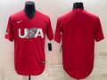 Men's 2023 World Baseball Classic USA Red Blank Jerseys