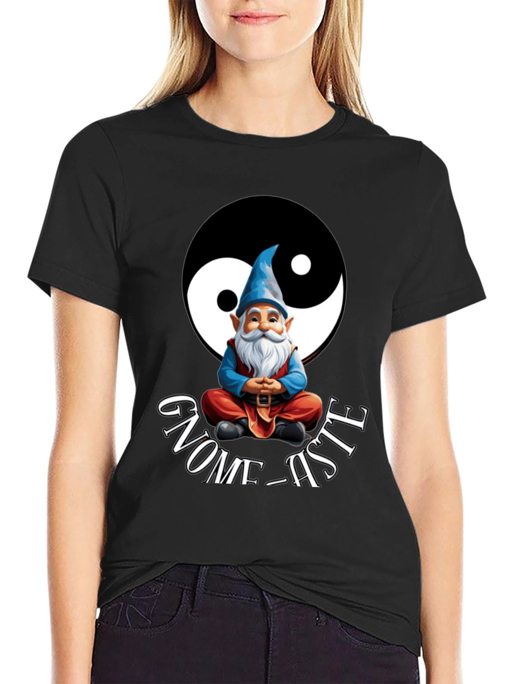 Gnome-aste Yin Yang T-Shirt