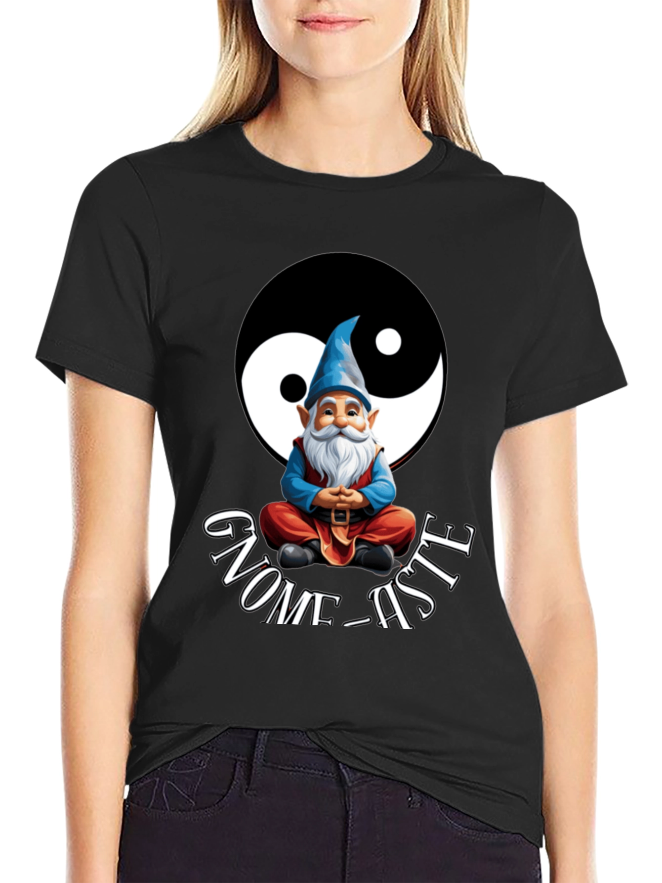 Gnome-aste Yin Yang T-Shirt