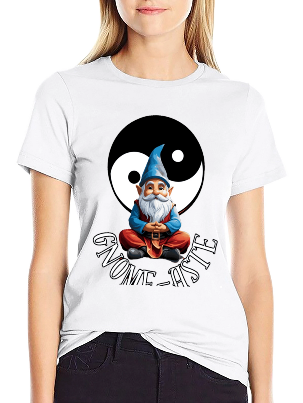 Gnome-aste Yin Yang T-Shirt