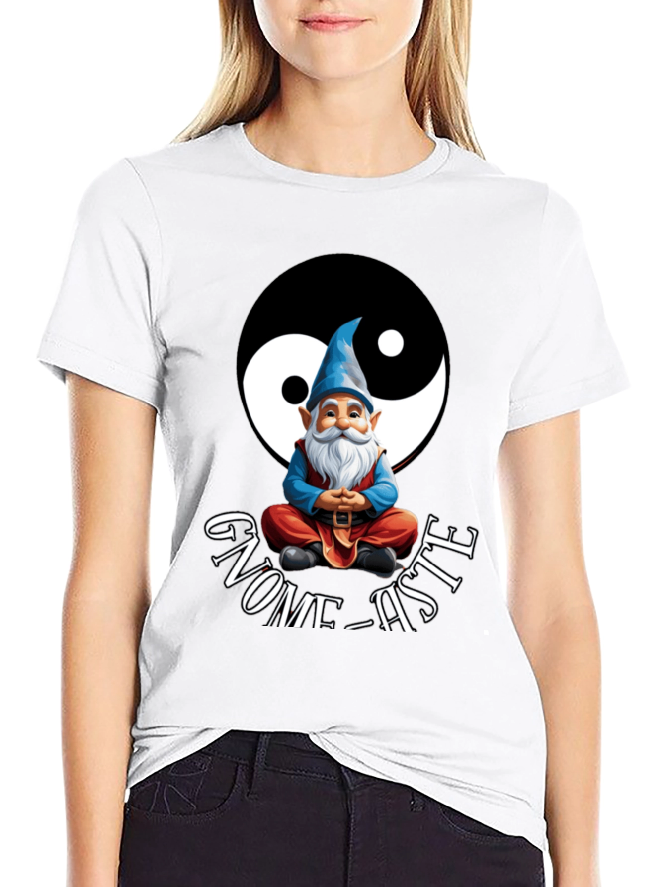 Gnome-aste Yin Yang T-Shirt