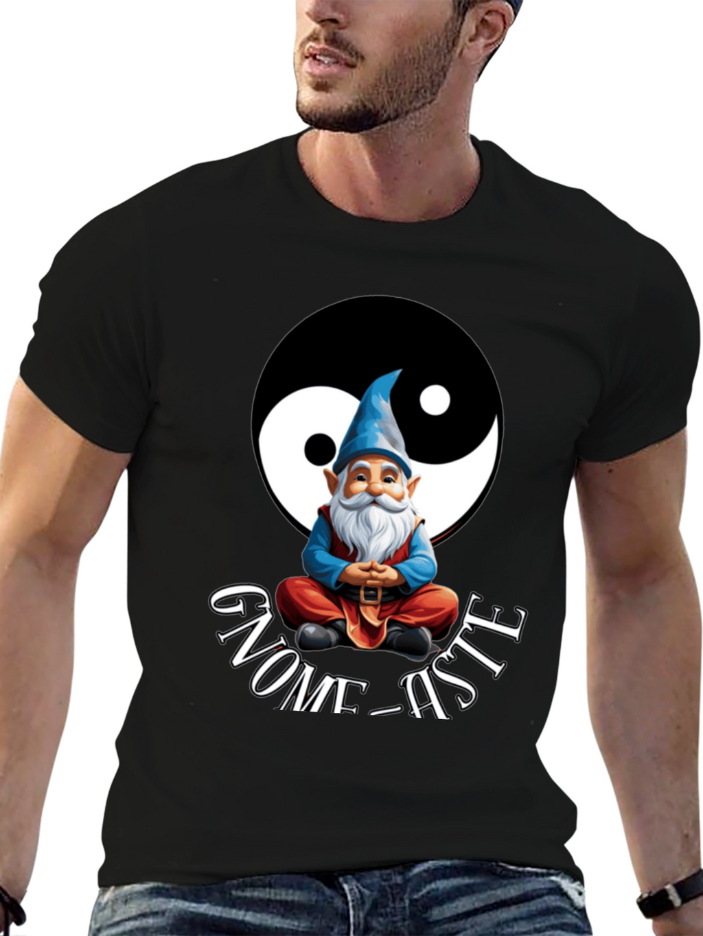 Gnome-aste Yin Yang T-Shirt