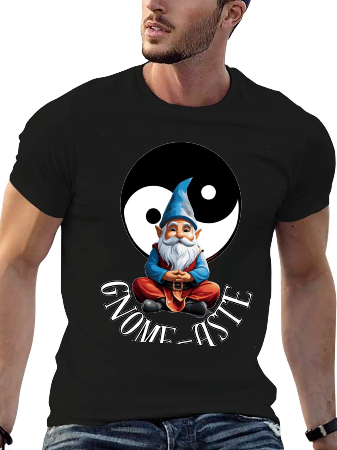Gnome-aste Yin Yang T-Shirt
