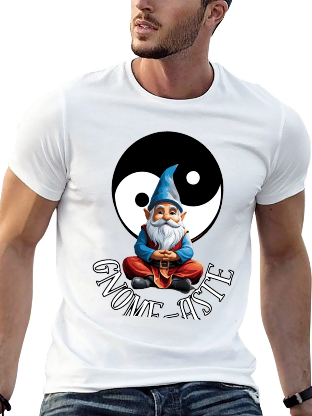 Gnome-aste Yin Yang T-Shirt