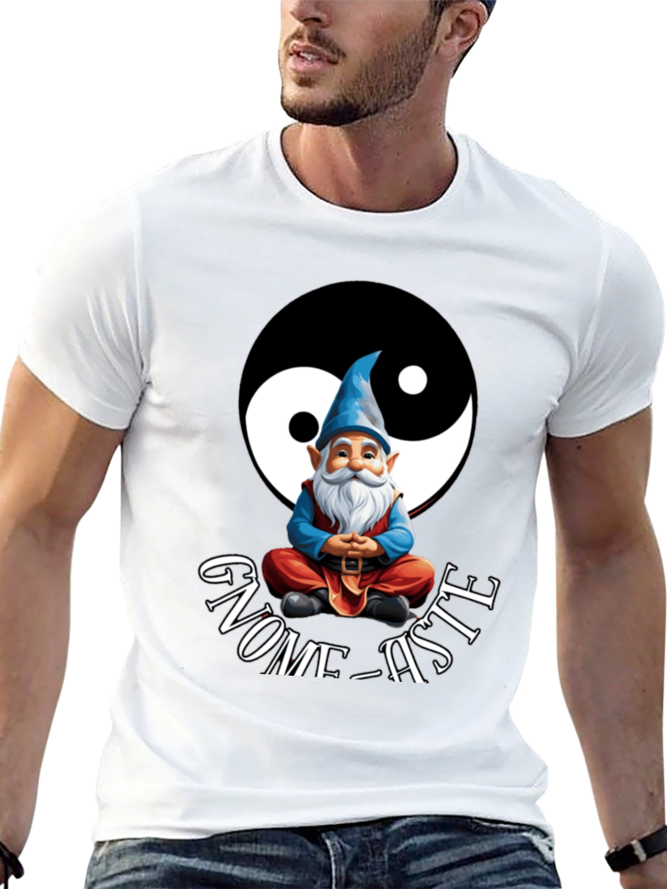 Gnome-aste Yin Yang T-Shirt