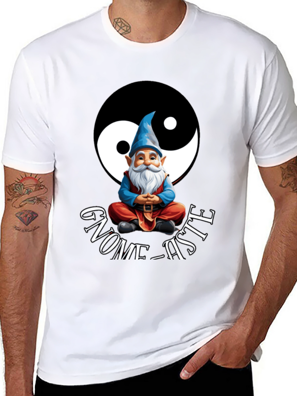 Gnome-aste Yin Yang T-Shirt