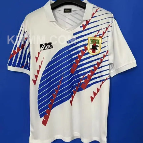 1994 Japan Away White Retro Soccer Jersey Front