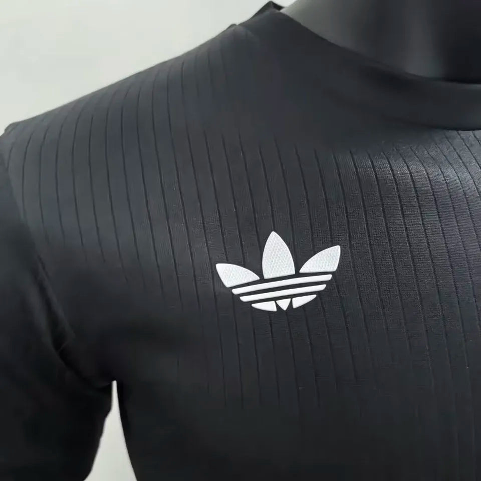 2025 Germany 125Th Black Player Version Soccer Jersey Detail 3