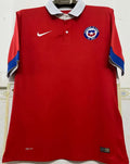 2015/16 Chile Home Red Retro Soccer Jersey Front