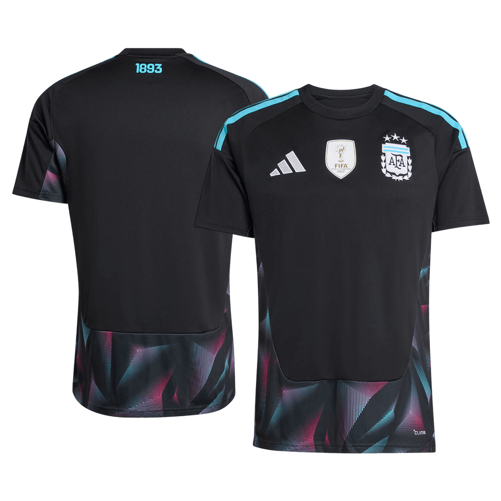 Argentina Goalkeeper Soccer Jersey World Cup 2026 Black Image 3