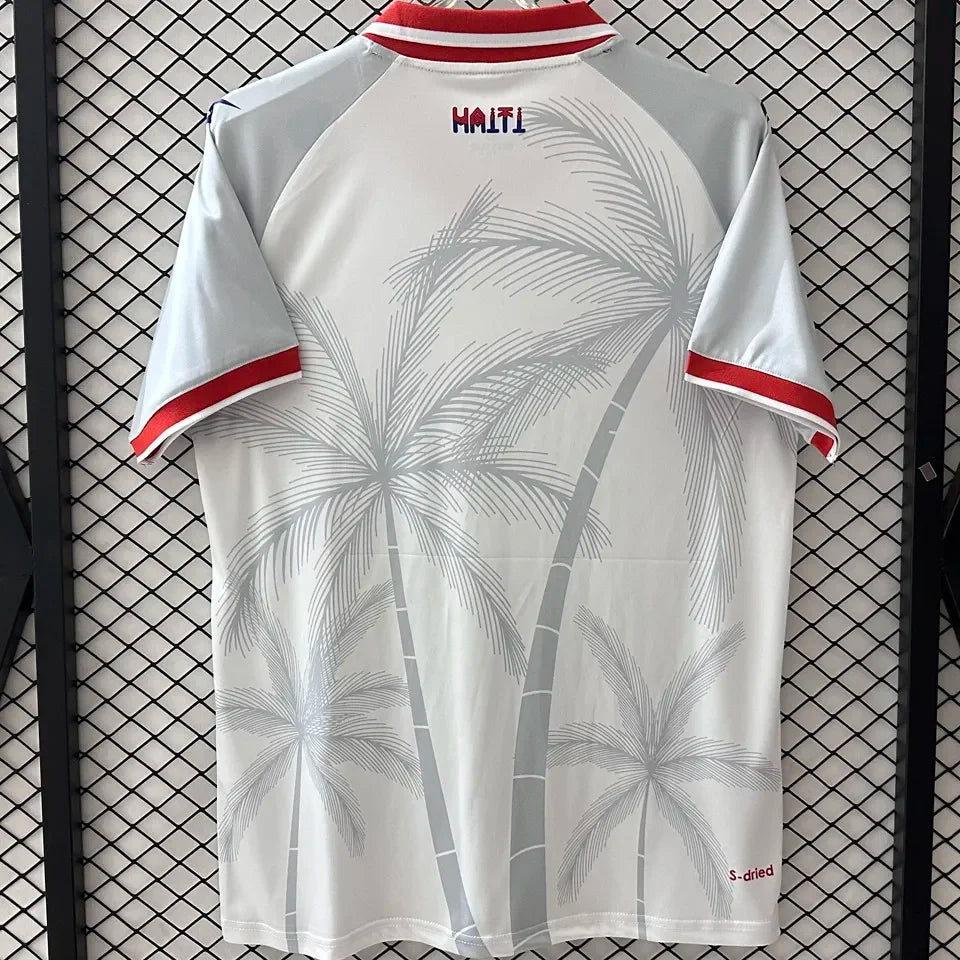 2026/27 Haiti Away White Fans Soccer Jersey 海地 Detail 3