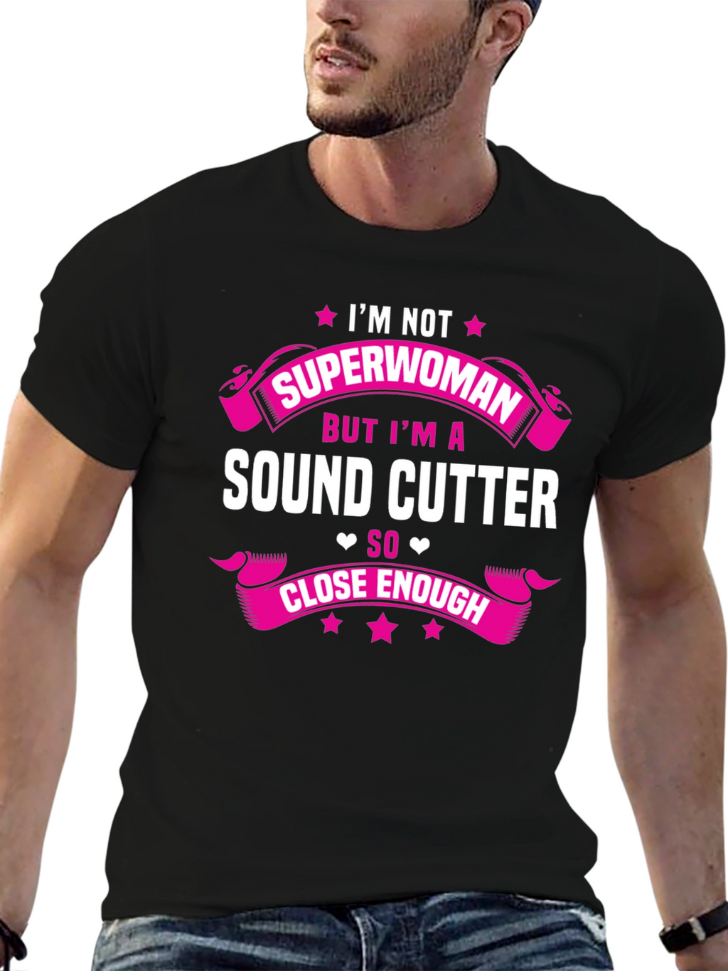 Sound Cutter T-Shirt - Not Superwoman Design