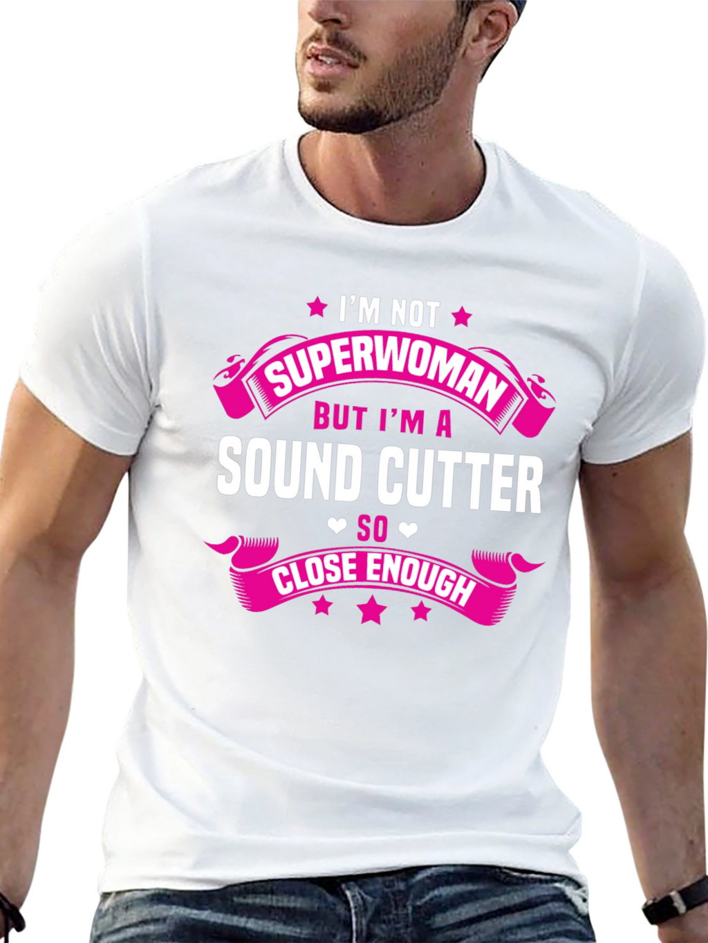 Sound Cutter T-Shirt - Not Superwoman Design