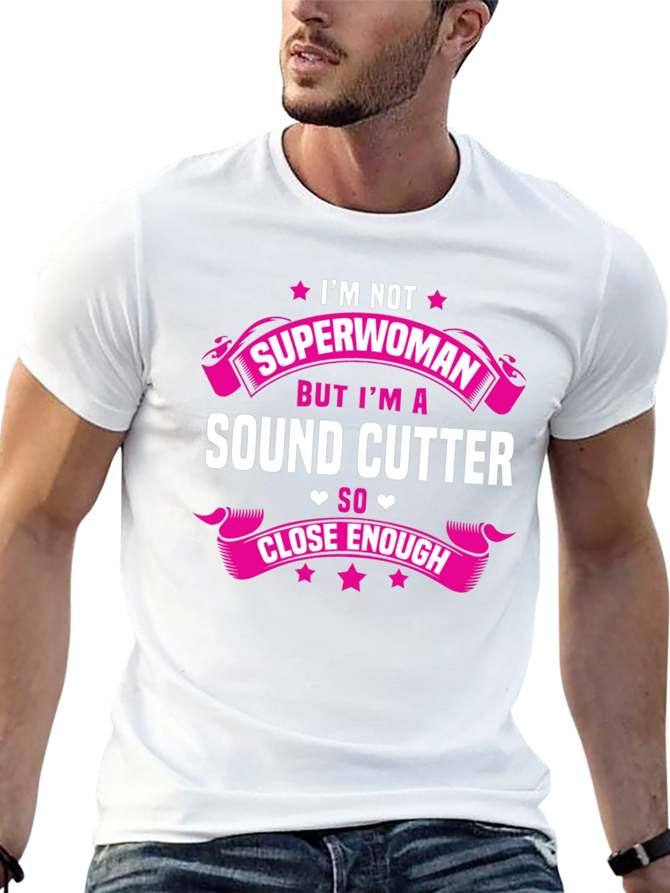 Sound Cutter T-Shirt - Not Superwoman Design