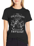 Awesome Grandmas Horse T-Shirt