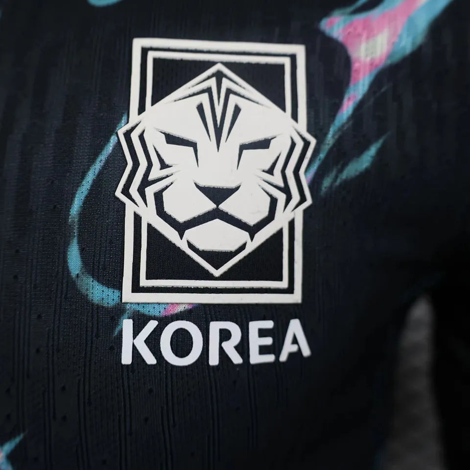2024/25 South Korea Away Player Version Soccer Jersey Detail 1