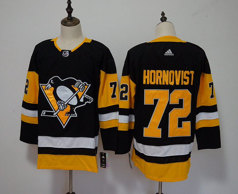 Men's Pittsburgh Penguins Patric Hornqvist #72 Black Player Game Jerseys