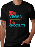 98% Vegan 2% Chocolate Graphic Tee