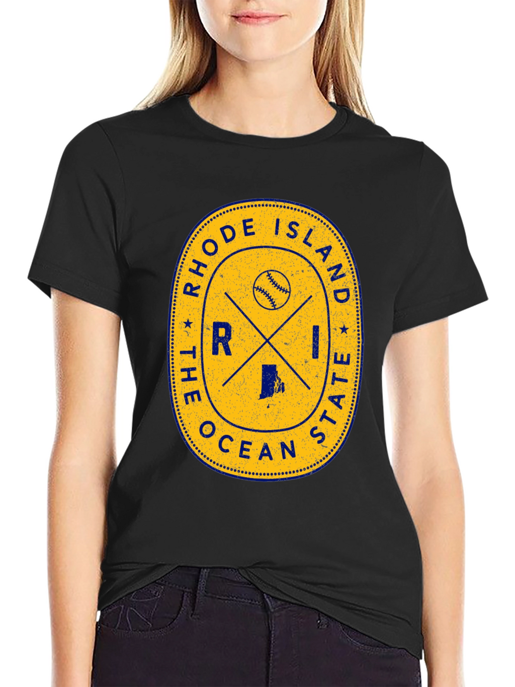 Rhode Island Baseball T-Shirt - Ocean State Tee