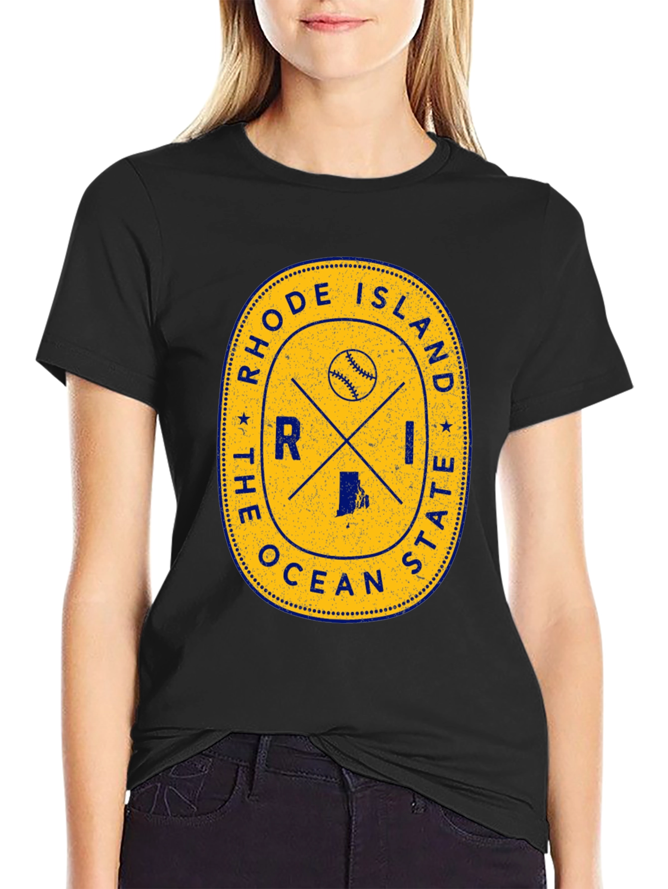Rhode Island Baseball T-Shirt - Ocean State Tee