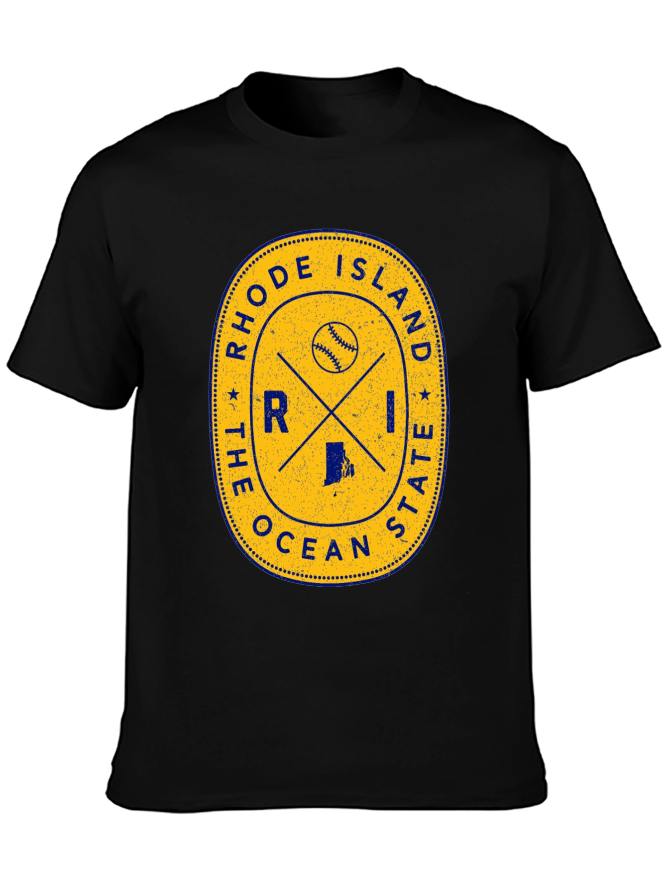 Rhode Island Baseball T-Shirt - Ocean State Tee