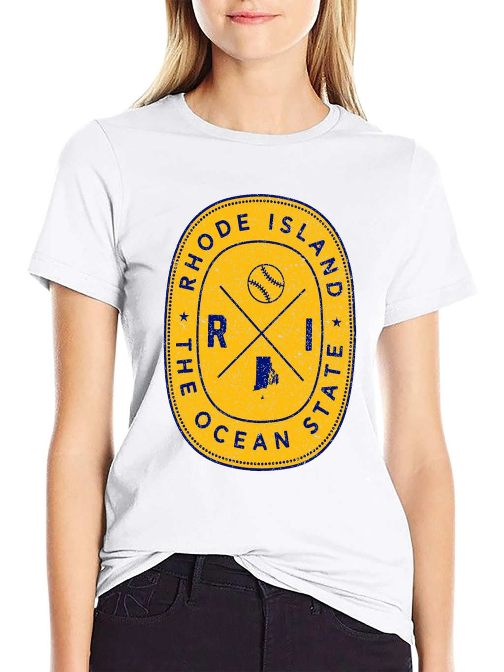 Rhode Island Baseball T-Shirt - Ocean State Tee