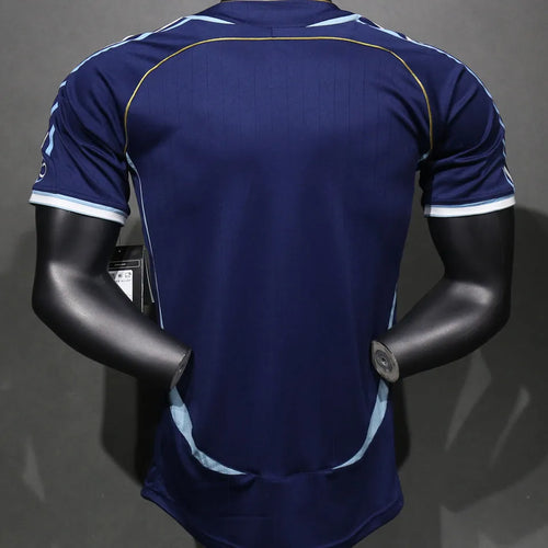 2006 Argentina Away Retro Player Version Soccer Jersey Back