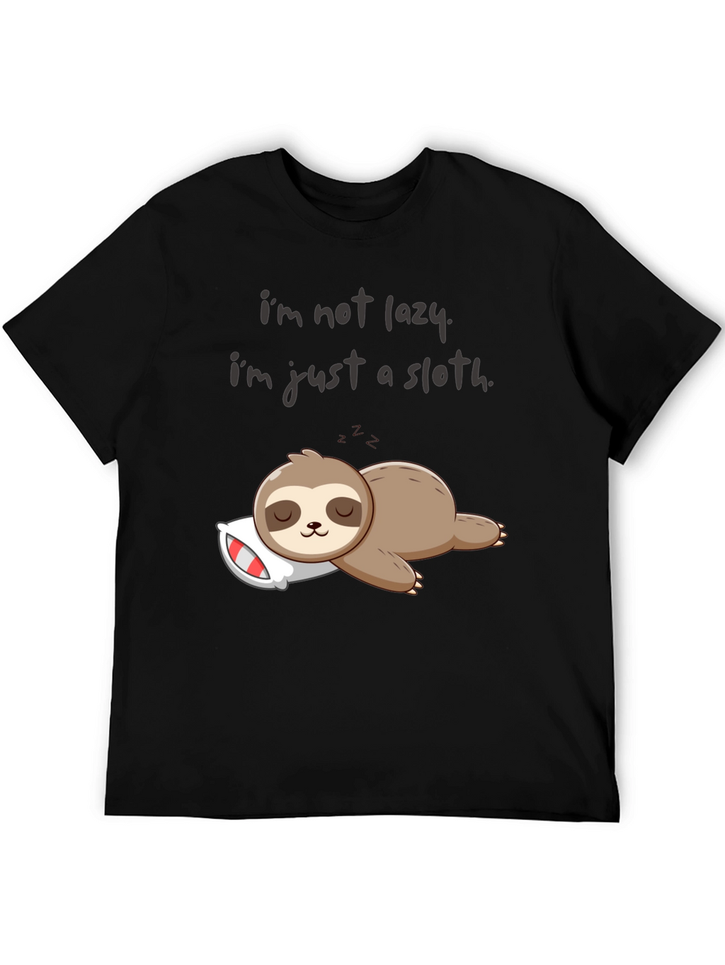 Lazy Sloth Graphic T-Shirt - Comfy & Funny!