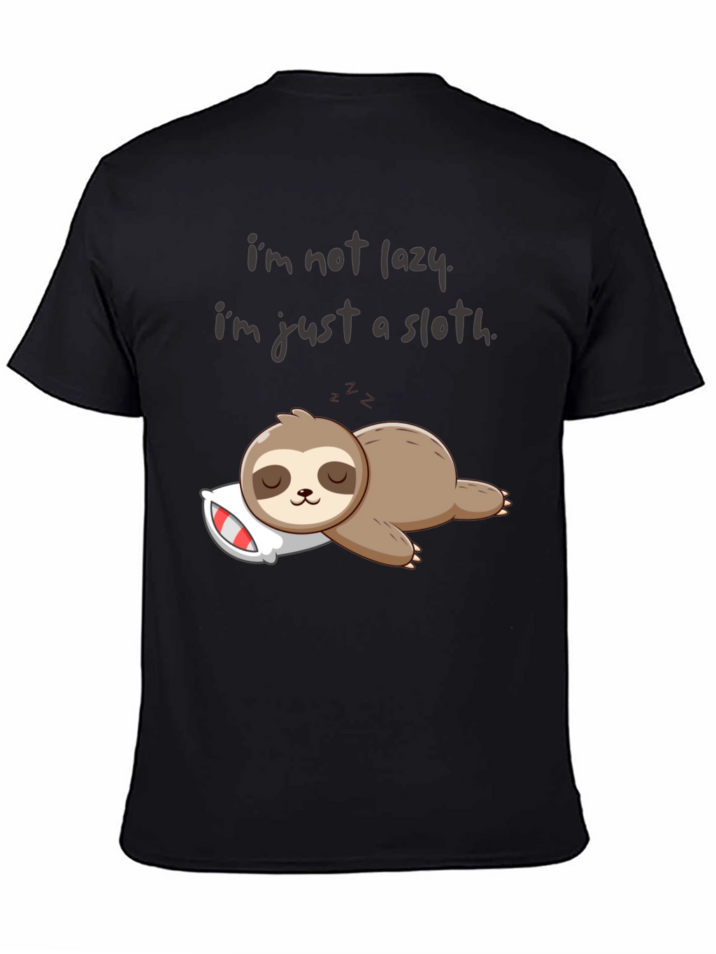 Lazy Sloth Graphic T-Shirt - Comfy & Funny!