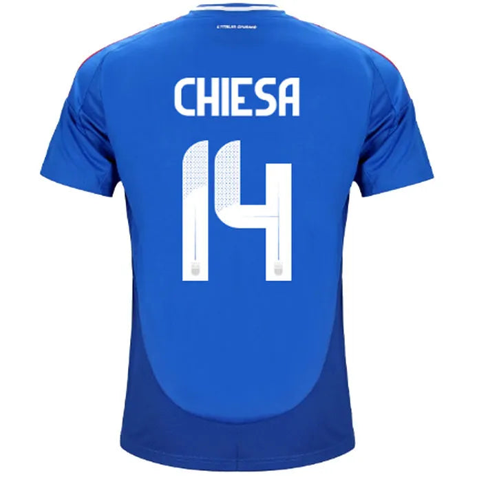 2024/25 Italy Home Blue Fans Long Sleeve Jersey Detail 1