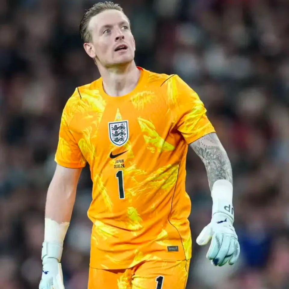 2026/27 England Yellow Goalkeepe Fans Soccer Jersey Back