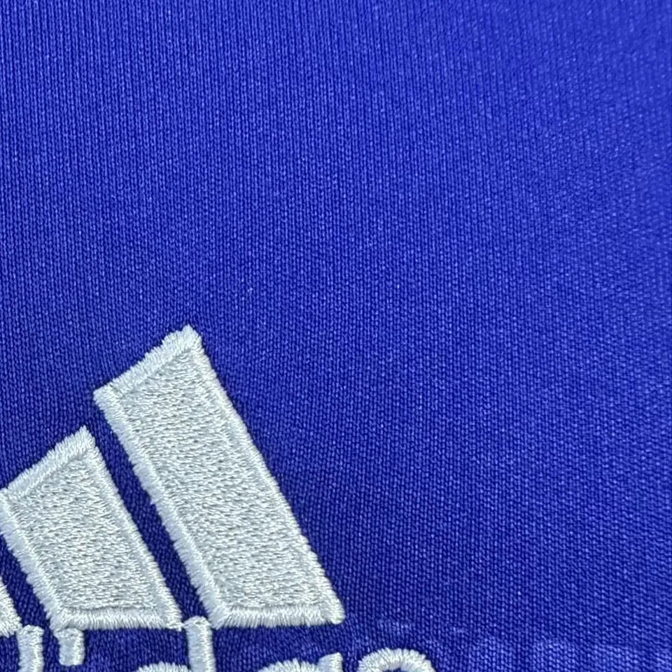 2014 Japan Home Blue Retro Soccer Jersey Detail 3