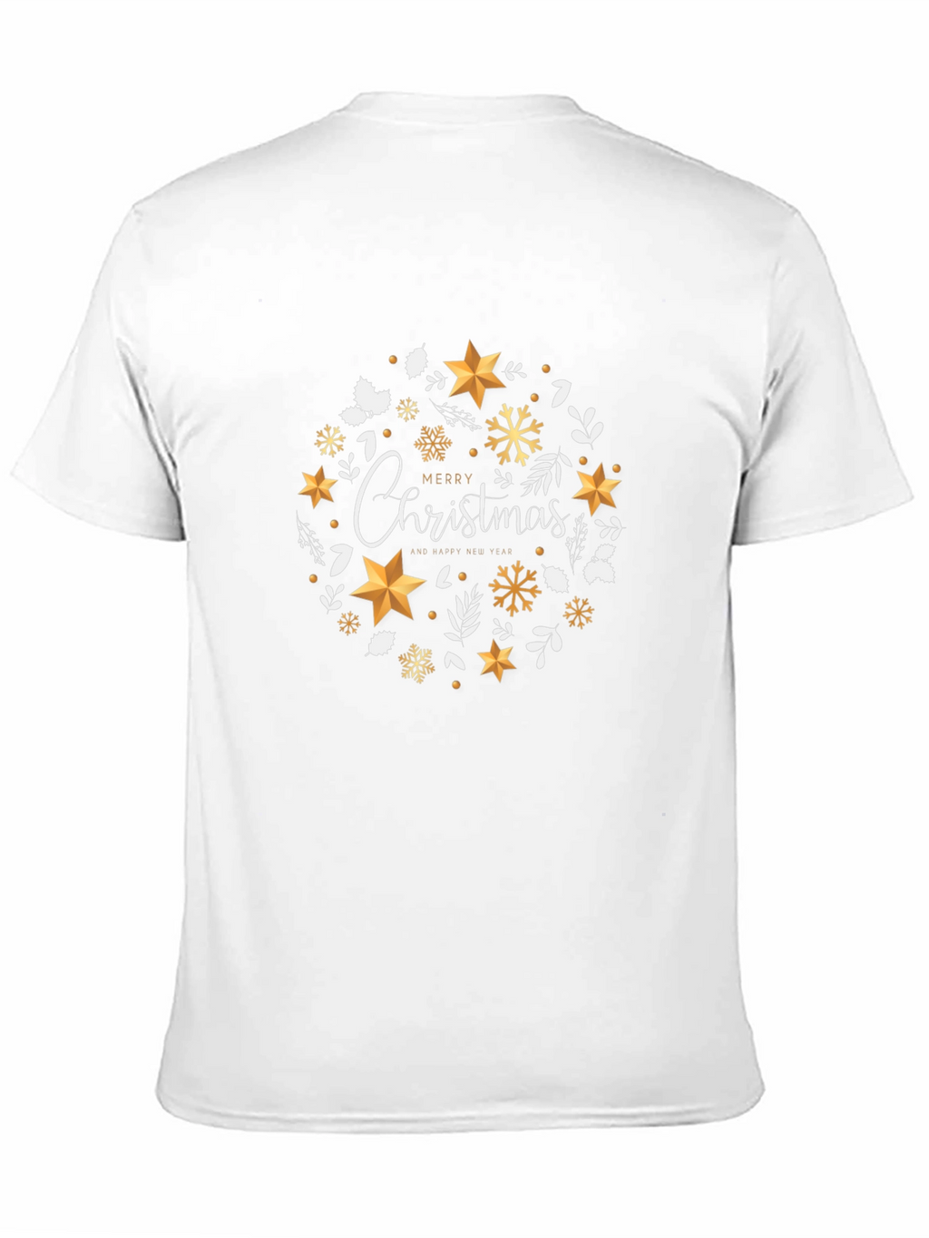 Festive Christmas Wreath Graphic Tee